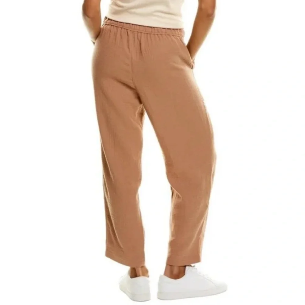 Madewell Linen Blend Tan Pull On Pants, XS